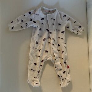 Velour Puppy Love Magnetic Me Footie